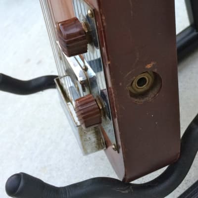 Rare Vintage USA Made Regal 1940's Lap Steel Guitar W/DeArmond Hershey Bar PU image 5
