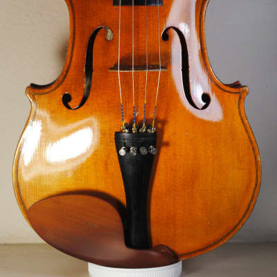 Old used Czech viola 16" 100 years old VIDEO Stradivarius copy 1713 immediately playing condition image 4