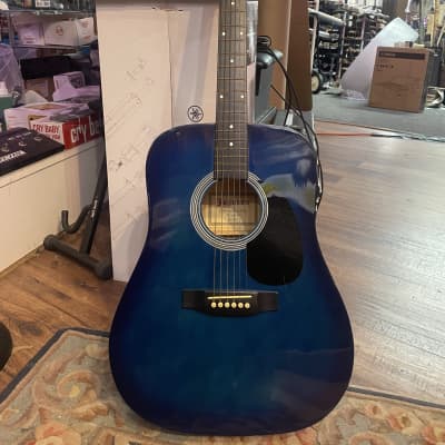 Johnson 3 4 Acoustic Guitar Blue Sunburst JG 610 BL 3 4 Local