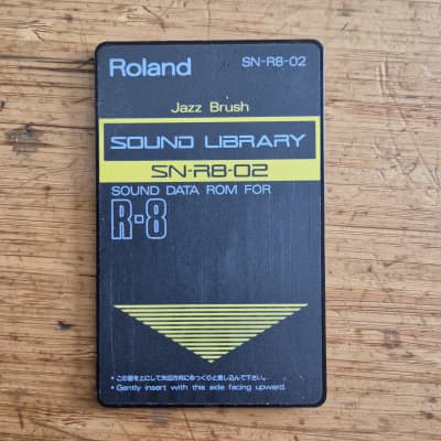Roland SN-R8-02 Jazz Brush 1990s - Black