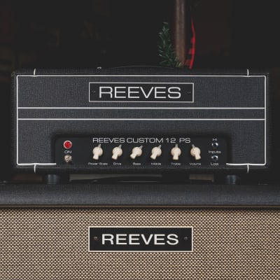 Reeves Custom 12 PS Guitar Amplifer Head w/2x12 Cabinet - Used image 2