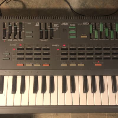 80s Yamaha PortaSound PSS-460 Grey/Green with Gigbag