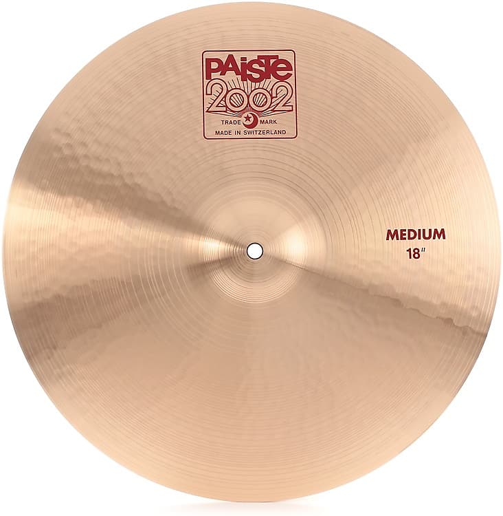 Paiste 18 inch 2002 Medium Crash Cymbal image 1