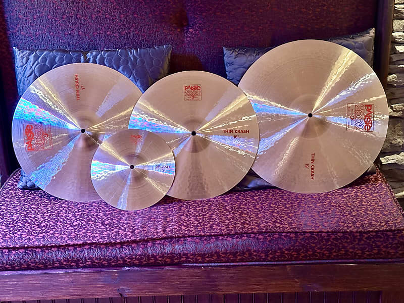 PAISTE 2002 THIN CRASH CYMBAL PACK Reverb