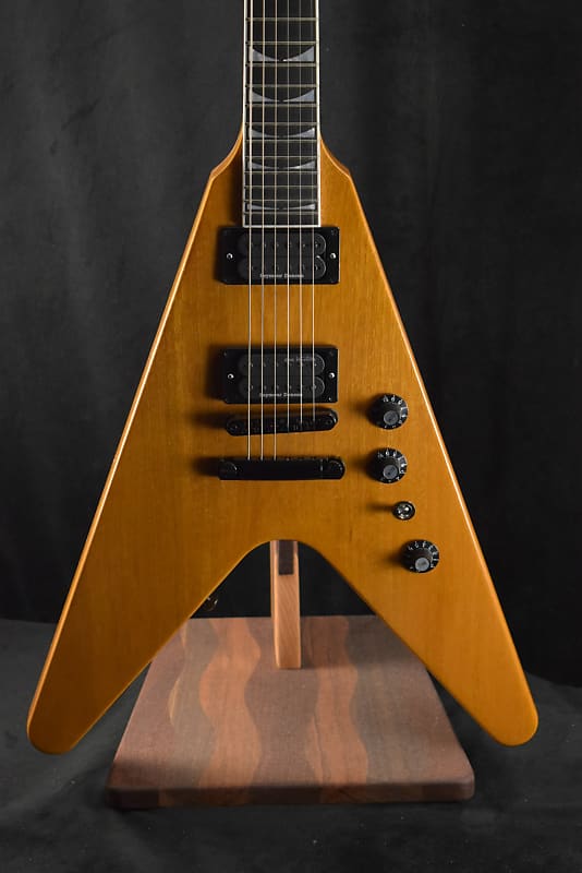 Gibson Dave Mustaine Flying V EXP Antique Natural image 1