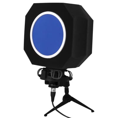 Professional Microphone Isolation Shield With Pop Filter,Reflection Filter For Recording Studios, Sound-Absorbing Foam For Noise And Reflection Reduction For Recording,Singing,Podcasts,Live Stream image 1