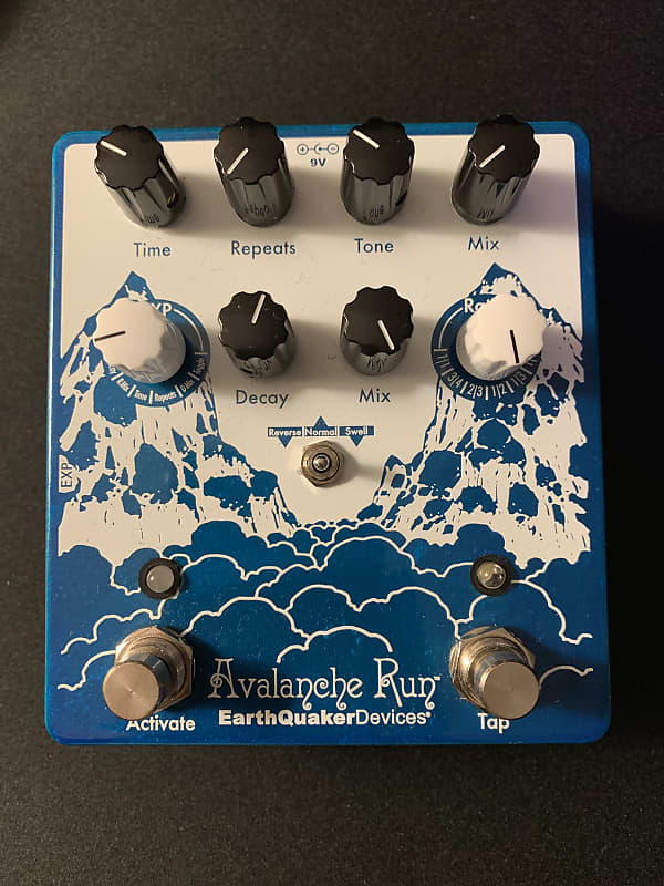 EarthQuaker Devices Avalanche Run Stereo Reverb & Delay with Tap Tempo V2