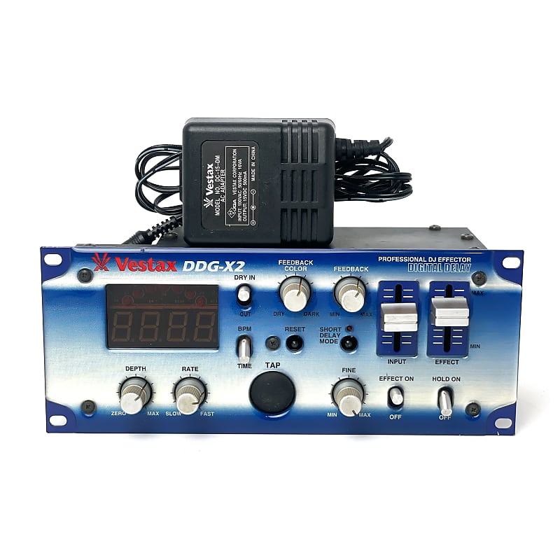 Vestax DDG-X2 w/Power supply Very Rare Digital Delay Effects Unit
