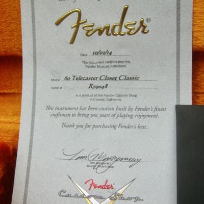 ♚RARE♚ 2014 Fender CUSTOM SHOP Ltd '60 Telecaster CUSTOM Closet Classic RELIC ♚ FADED FIESTA RED ♚ P90 image 13