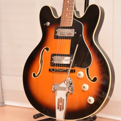 Höfner 4572 Verythin – 1969 German Vintage Thinline Archtop Guitar / Gitarre for sale