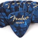 Fender 351 Shape Premium Celluloid Picks - Heavy Blue Moto 12-pack