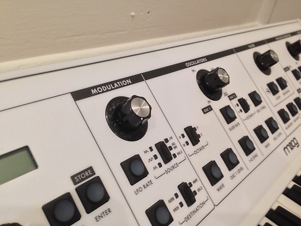 RARE Moog Little Phatty Stage II Synth in Custom White Finish
