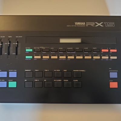 Yamaha RX15 Digital Rhythm Programmer 1980s - Black