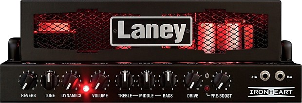 Laney 15 watts, All Tube, Single Channel, IRONHEART Head, Gig Bag Included image 1