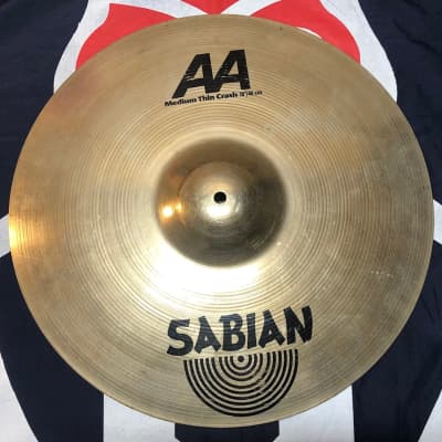 Sabian AA Vintage 18'' crash ride with Video. VGC 1478 grams