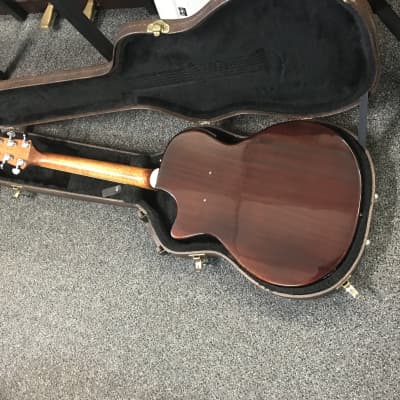 CRAFTER SA-TVMS HYBRID thin body acoustic-electric guitar 2006 in Tiger maple excellent with original hard case image 14