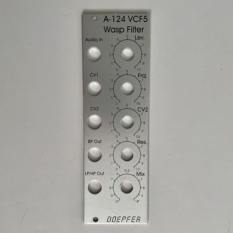 Doepfer A-124 VCF5 Wasp Filter Silver Panel