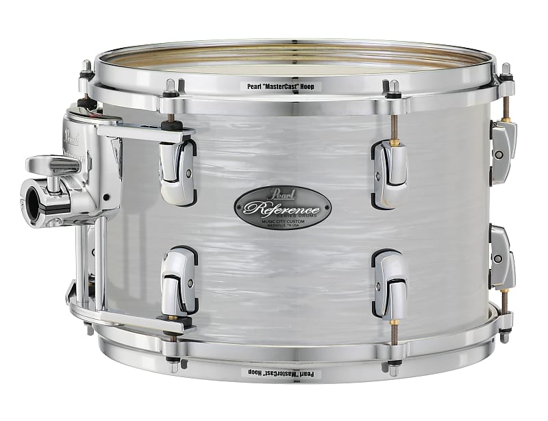 Pearl Music City Custom 8"x7" Reference Series Tom PEARL WHITE OYSTER RF0807T/C452 image 1