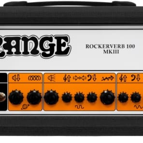 Orange Rockerverb 100 MKIII - 100-watt 2-channel Tube Head - Black image 7