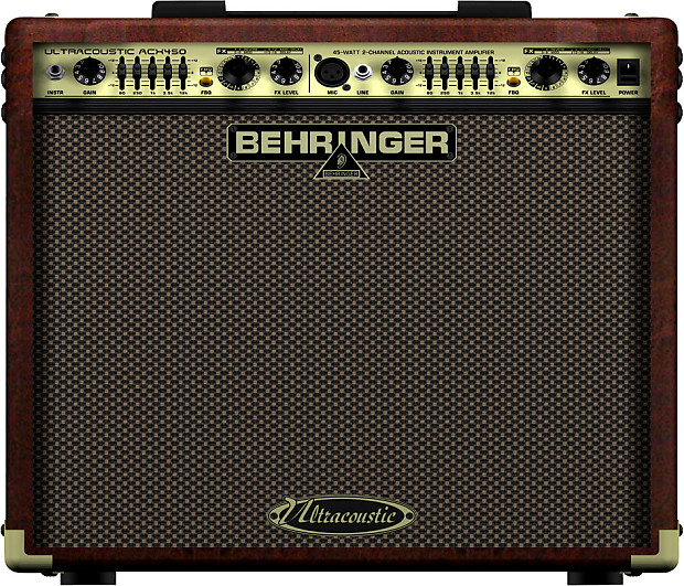 Behringer Ultracoustic ACX450 45-Watt 2-Channel Acoustic Guitar Amp image 2