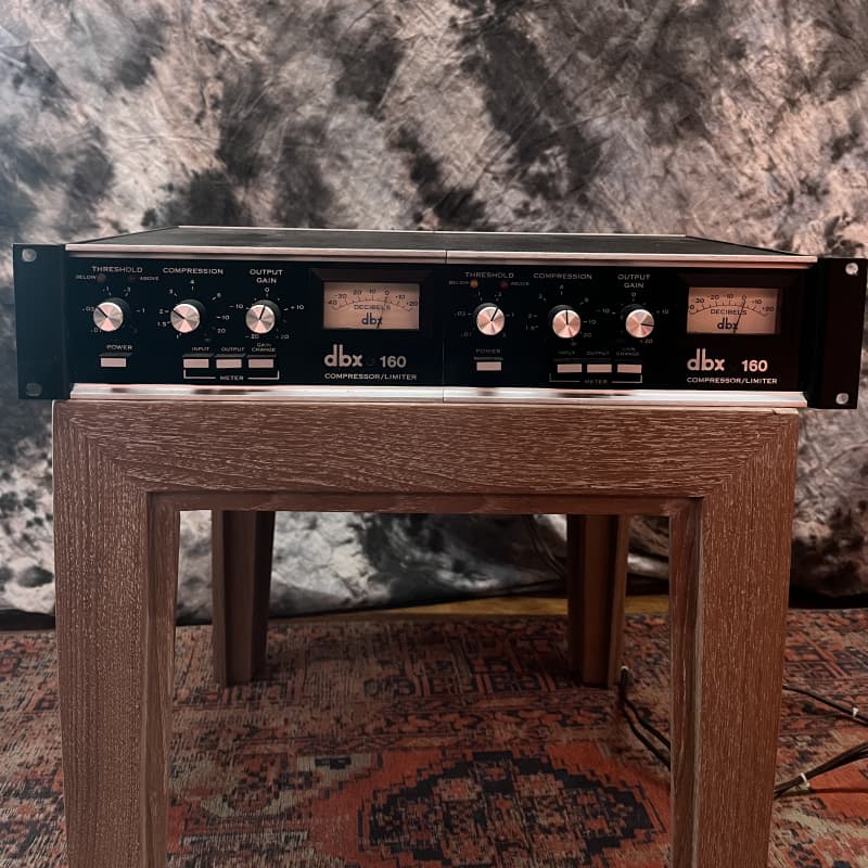 dbx 160 Pair Compressor / Limiter 1970s - Black