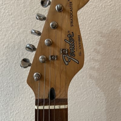 Fender Stratocaster Made in Korea 90s Black Squier Series image 6