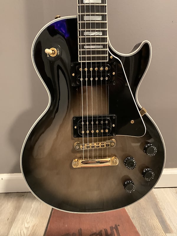 Gibson Les Paul VOS Custom 2022 Black Maple Burst Mod Shop Exclusive image 1