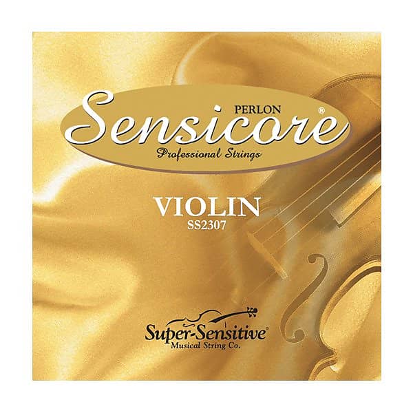 Super-Sensitive Sensicore Perlon Violin String Set, 4/4 image 1