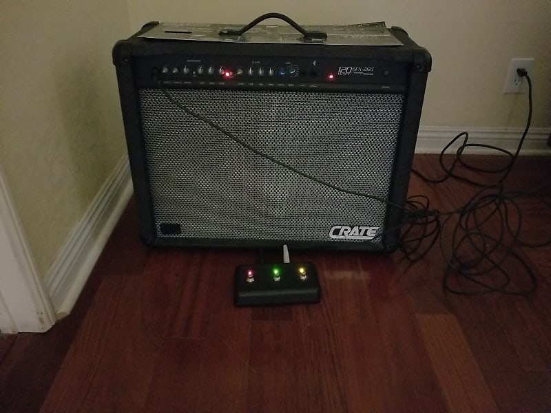Crate 212 GFX 120 watt amp with foot switch, built in tuner Reverb
