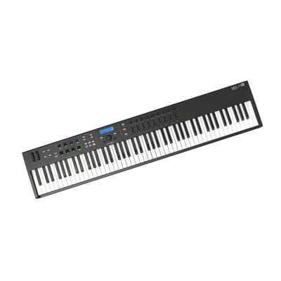 Arturia KeyLab Essential 88-Key Keyboard MIDI Controller with Twin-Line LCD Screen, Chord Play Mode and Compatible with All Major Digital Audio Workstation (Black) image 2