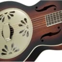 G9241 Alligator Biscuit Round-Neck Resonator Guitar with Fishman Nashville Pickup, 2-Color Sunburst