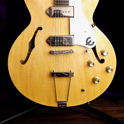 Epiphone Elitist 1965 Casino Natural Hollowbody Electric Guitar 2001 MIJ Pre-Owned for sale