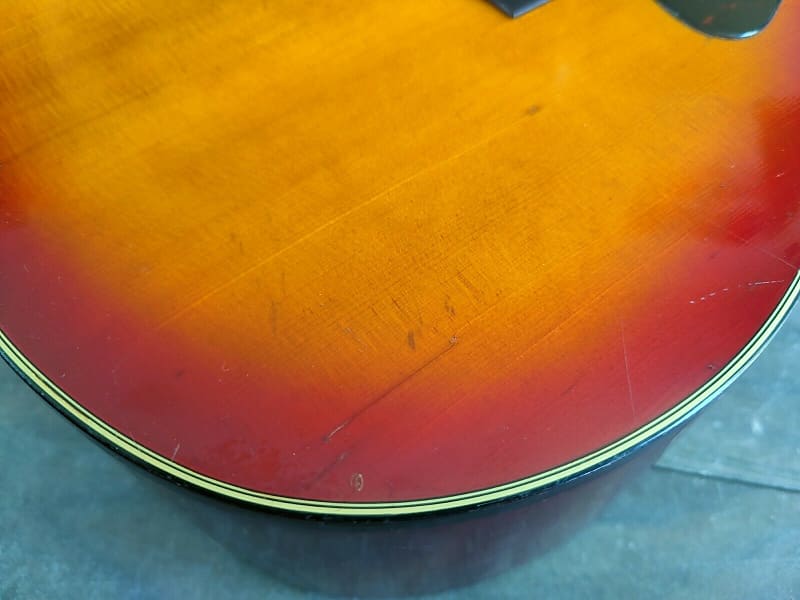 1970's Greco Japan F-180 Acoustic Guitar (Sunburst) | Reverb