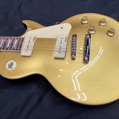 Vintage V100GT ReIssued Electric Guitar/Gold Top | Reverb