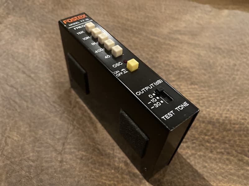配信機器・PA機器・レコーディング機器 FOSTEX TT-15 TEST TONE OSC. Fostex TT-15 Test Tone Oscillator - Needs Repair | Reverb