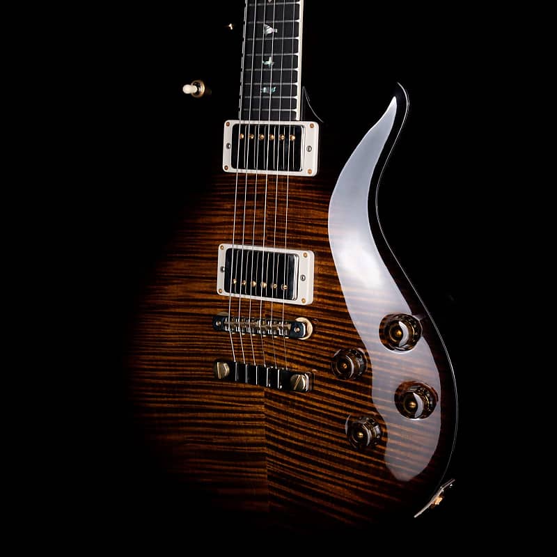 PRS McCarty 594 Singlecut Artist Flame Top Black Gold Burst | Reverb