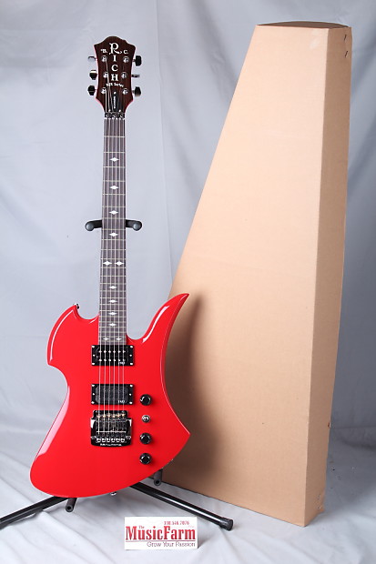 BC Rich NJ Retro Mockingbird Electric Guitar Ferrari Red w Kahler PROTOTYPE Reverb Norway