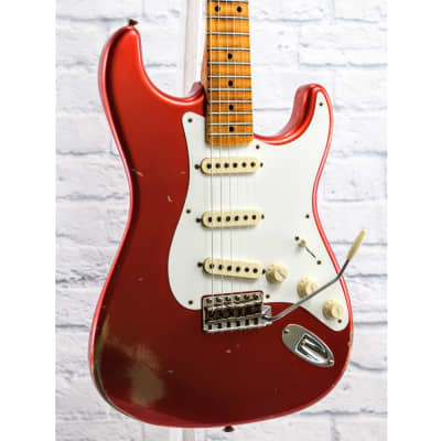 Fender Custom Shop '58 Stratocaster Relic - Faded Aged Candy Apple Red image 1