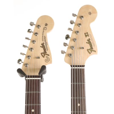 Fender Custom Shop Doubleneck Jazzmaster and Bass VI Masterbuilt Dennis Galuszka 3-Tone Sunburst image 4