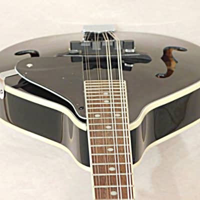Savannah SA-100  Acoustic A Style Mandolin Gloss Black image 7