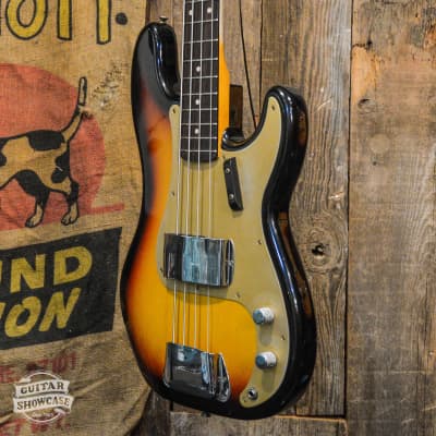 Fender Custom Shop '59 Precision Bass Journeyman Relic - 3-Color Sunburst image 2