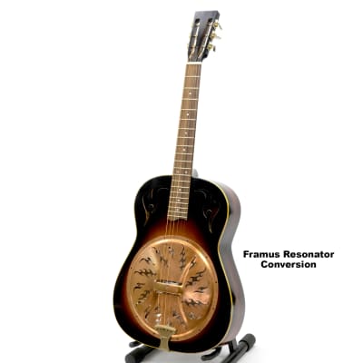 Ken Smith Stringed Instruments Ken Smith Framus Resonator Guitar Conversion 2021 - Dark for sale