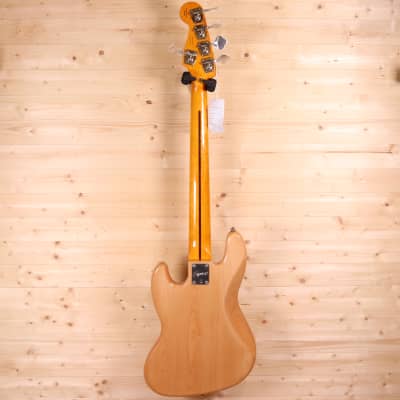 Squier Classic Vibe '70s Jazz Bass V 5-String Electric Bass - Maple Fingerboard, Natural image 11