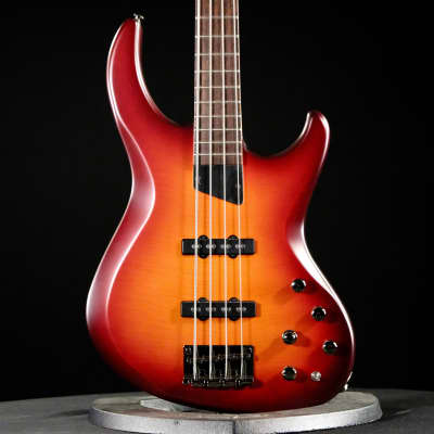 MTD Kingston Saratoga Deluxe 4-String Bass Guitar - Deep Cherry Burst image 1