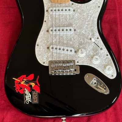 Fender Stratocaster 2004 - Black Special Edition Miller Lite image 4