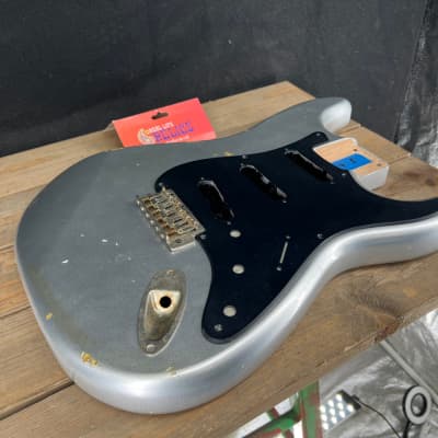 Real Life Relics Strat® Stratocaster® Body Aged Inca Silver #1 image 6