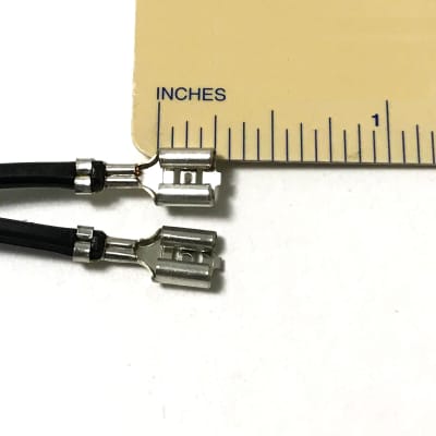 Vintage Fender Style Combo Speaker Cable 1/4"/Spade Lug image 5