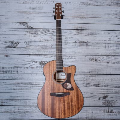 Ibanez AAM54CE Acoustic Guitar | Open Pore Natural image 3