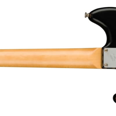 Fender JMJ Justin Meldal-Johnsen Signature Road Worn Mustang Bass Guitar, Black image 3