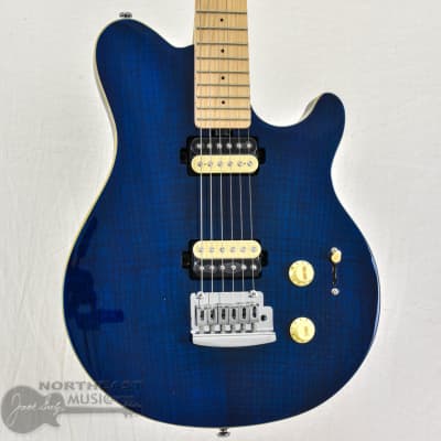 Sterling by Music-Man Axis Maple Top - Neptune Blue image 1